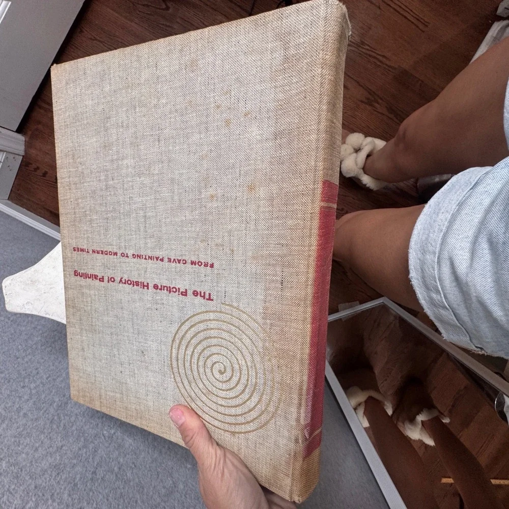 Rare Vintage Picture History of Painting Book From‎ Cave to Modern Times 1957